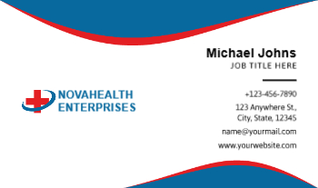 Health Care And Pharma Rush Business Cards Prints template preview 3