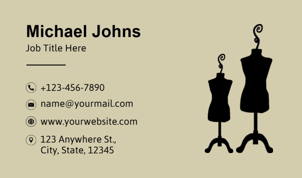 Fashion Economical Business Cards template preview 54