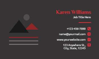 Arts And Photography Economical Business Cards template preview 9