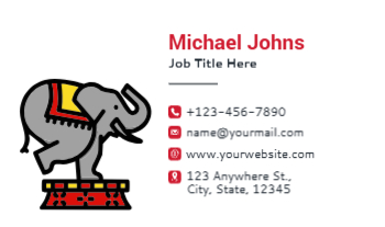 Club Rush Business Cards Prints template preview 21