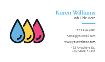Rush Business Cards Prints template preview 9