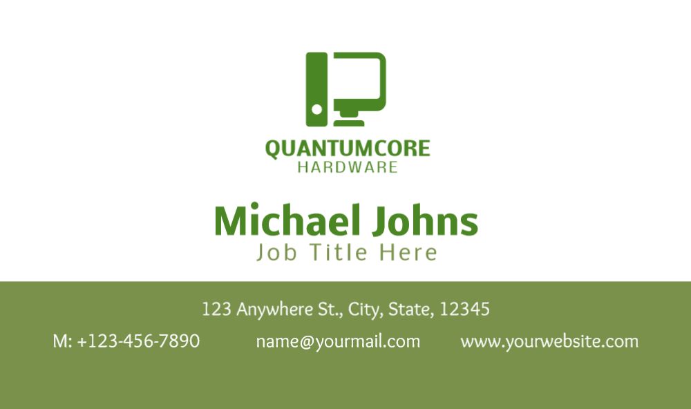 Basic Economical Business Cards template preview 46