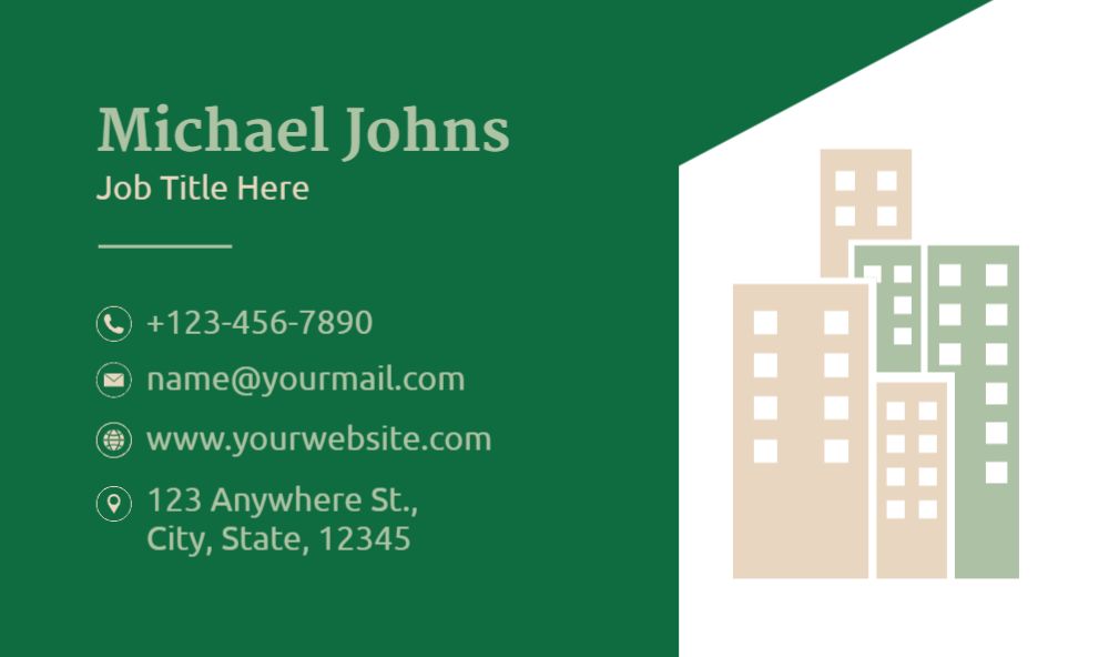 Real Estate Interior Design Rush Business Cards Prints template preview 36
