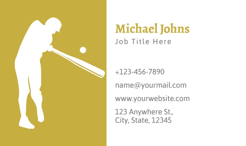 Sport Economical Business Cards template preview 36