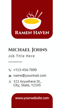 Food Hotel And Restaurant Economical Business Cards template preview 25