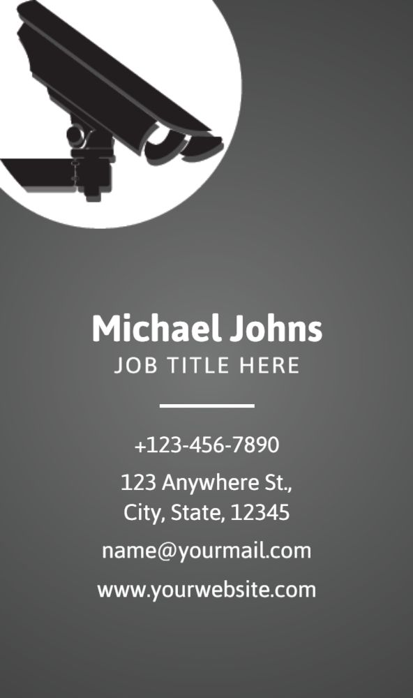 Security Rush Business Cards Prints template preview 16