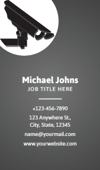 Security Rush Business Cards Prints template preview 3