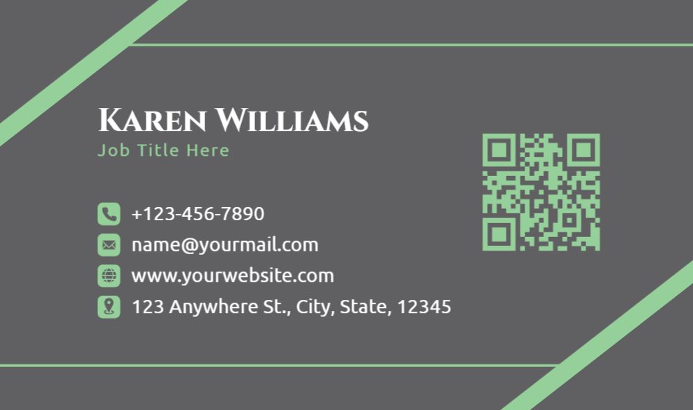 Flowers Economical Business Cards template preview 50