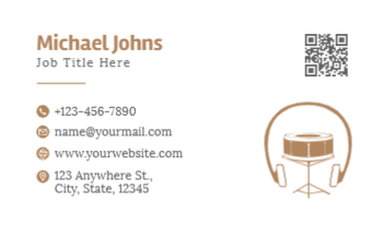 Music Dj Rush Business Cards Prints template preview 17