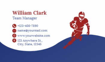 Sport Rush Business Cards Prints template preview 27