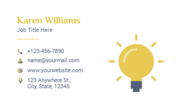 Rush Business Cards Prints template preview 15