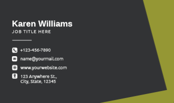 Basic Economical Business Cards template preview 25