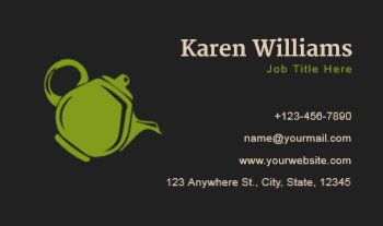 Food Hotel And Restaurant Economical Business Cards template preview 3