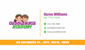 Education And Training Rush Business Cards Prints template preview 25