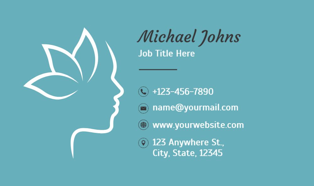 Beauty Economical Business Cards template preview 50