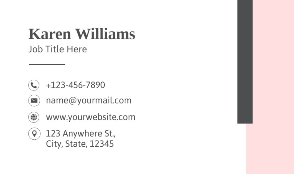 Entertainment Economical Business Cards template preview 56