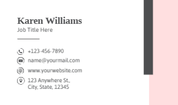 Entertainment Economical Business Cards template preview 27
