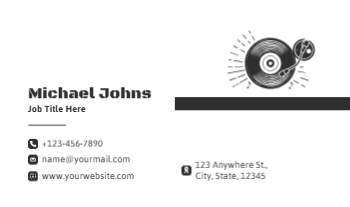 Music Dj Rush Business Cards Prints template preview 15
