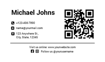 Coffee Bar Rush Business Cards Prints template preview 9