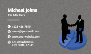 Management Rush Business Cards Prints template preview 3