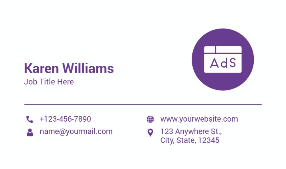 Marketing And Advertising Economical Business Cards template preview 44