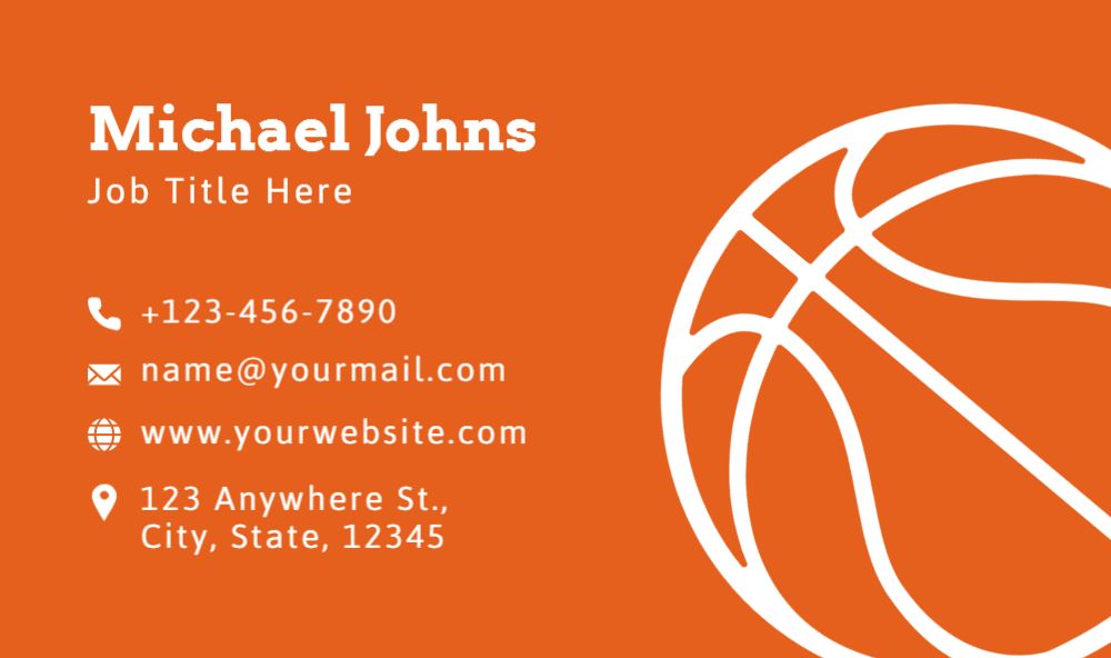 Sport Rush Business Cards Prints template preview 46