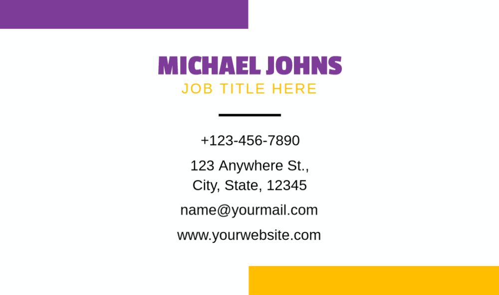 Basic Economical Business Cards template preview 40