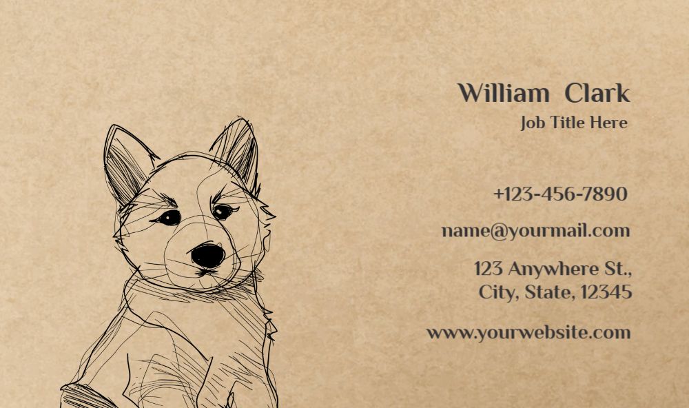 Animal Pets Rush Business Cards Prints template preview 30