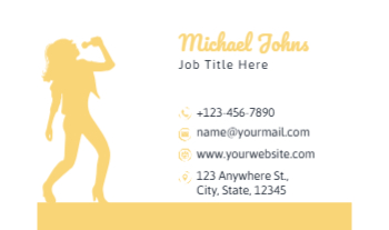 Club Rush Business Cards Prints template preview 5