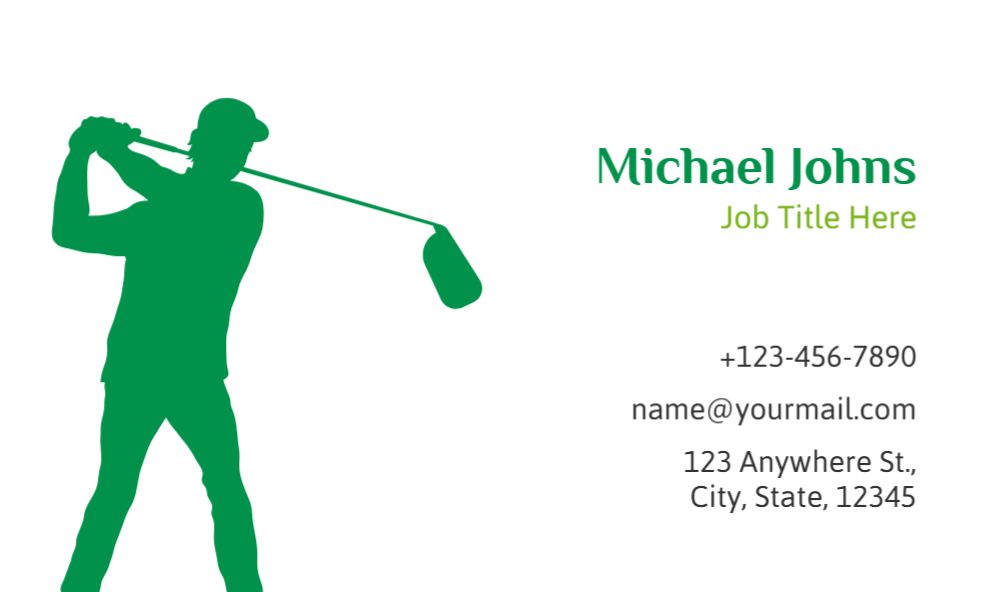 Sport Rush Business Cards Prints template preview 42