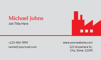 Electronics Economical Business Cards template preview 3