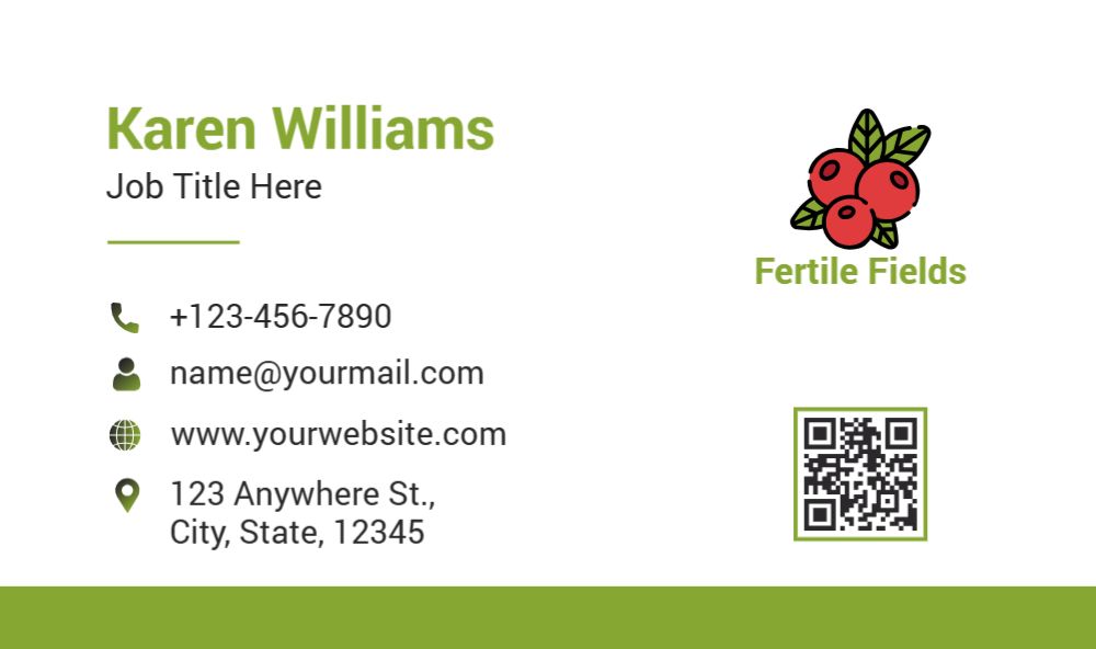 Agriculture Economical Business Cards template preview 38