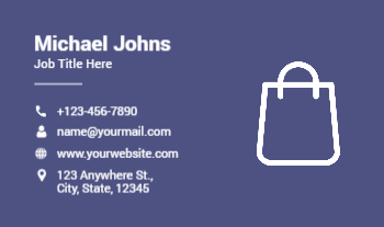 Retail Shop Stores Rush Business Cards Prints template preview 25