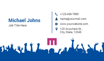 Music Dj Rush Business Cards Prints template preview 1
