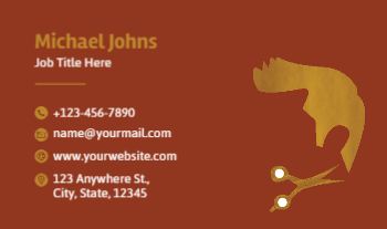 Spa Saloon Economical Business Cards template preview 1