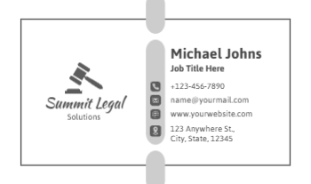 Lawyer Rush Business Cards Prints template preview 25