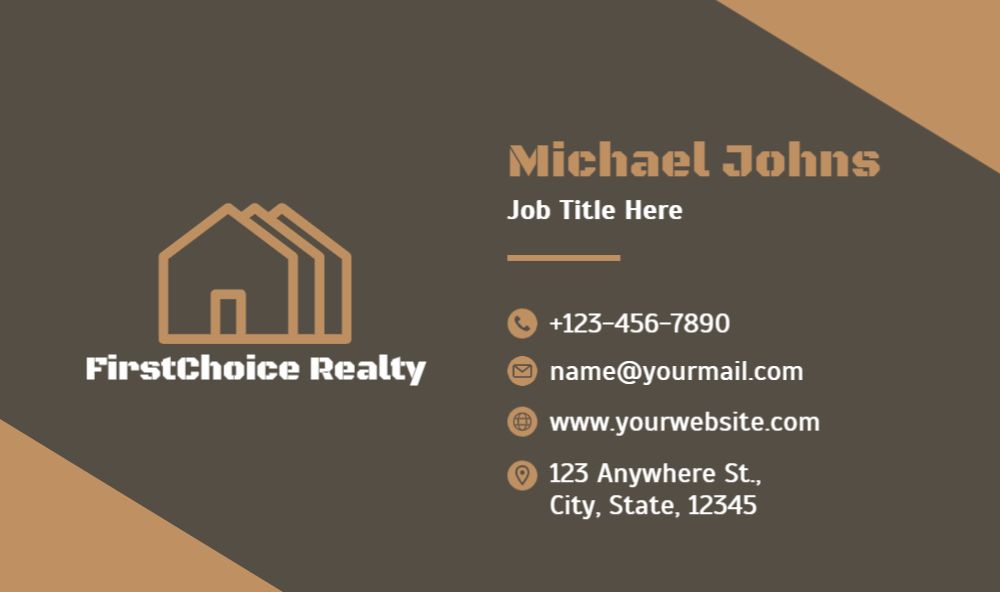 Real Estate Interior Design Economical Business Cards template preview 34