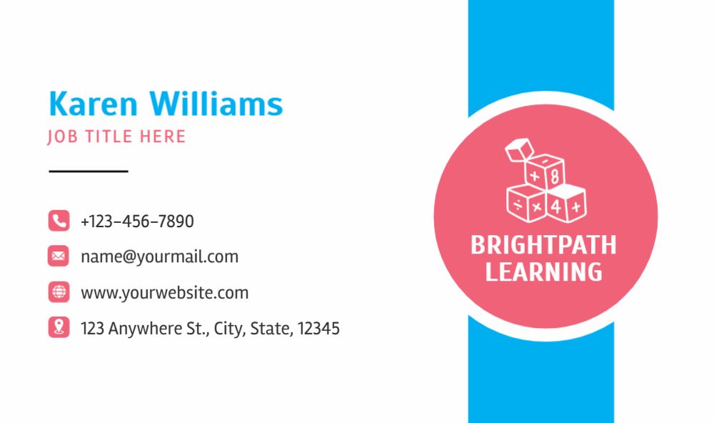 Education And Training Rush Business Cards Prints template preview 32
