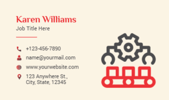 Clean Simple Economical Business Cards template preview 9