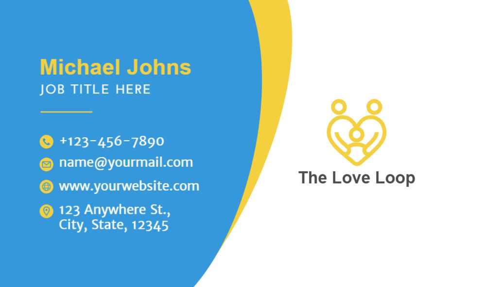 Stay In Touch Rush Business Cards Prints template preview 32