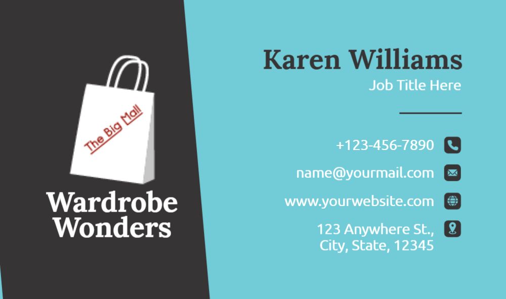 Retail Shop Stores Rush Business Cards Prints template preview 30