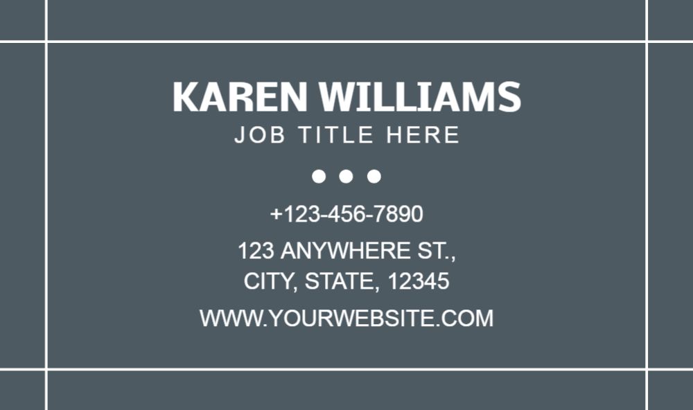 Stay In Touch Rush Business Cards Prints template preview 38
