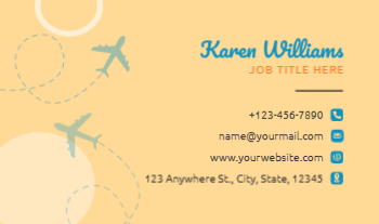 Travels Rush Business Cards Prints template preview 3