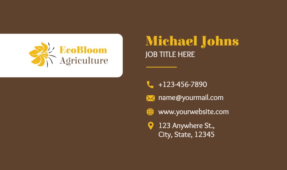 Flowers Rush Business Cards Prints template preview 54