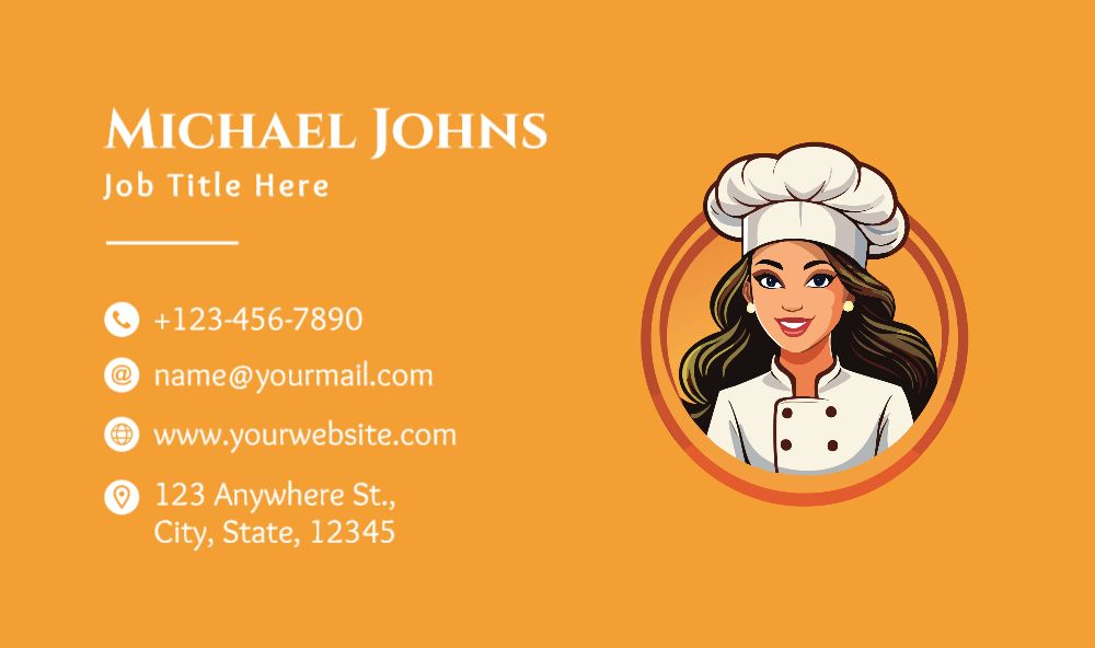 Food Hotel And Restaurant Rush Business Cards Prints template preview 54