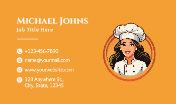 Food Hotel And Restaurant Rush Business Cards Prints template preview 25
