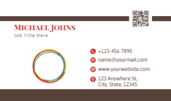 Illustrative Economical Business Cards template preview 11