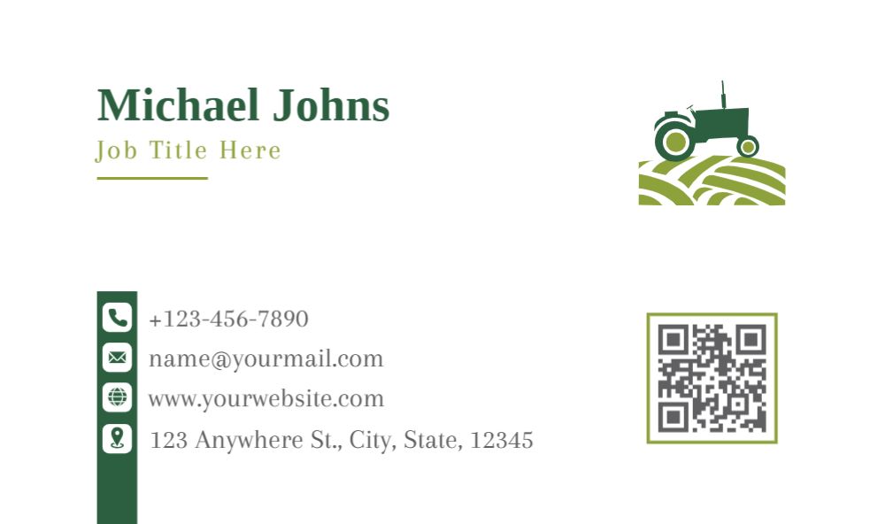 Agriculture Economical Business Cards template preview 54