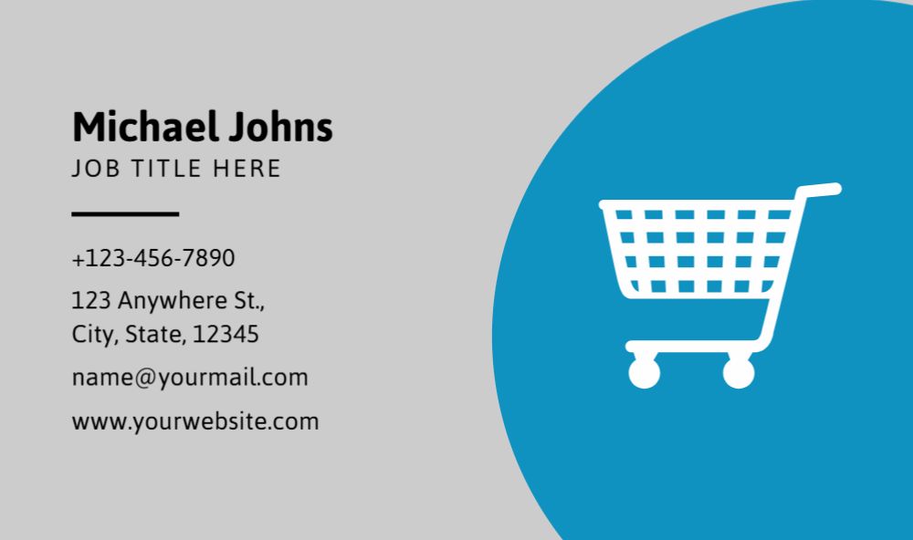 Retail Shop Stores Rush Business Cards Prints template preview 44