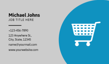 Retail Shop Stores Rush Business Cards Prints template preview 15